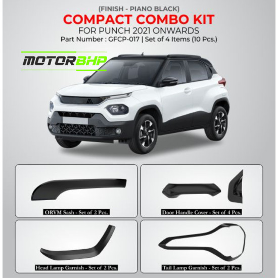 Buy Tata Punch Black Combo Kit Accessories Online Shopping